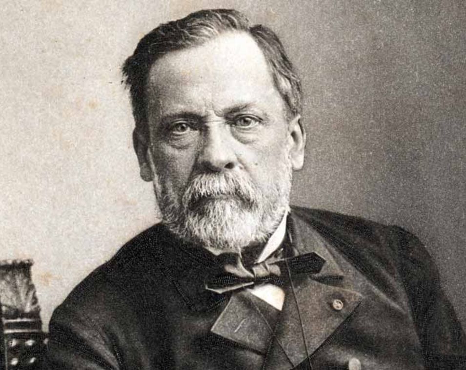 Altes Portraitfoto von Louis Pasteur