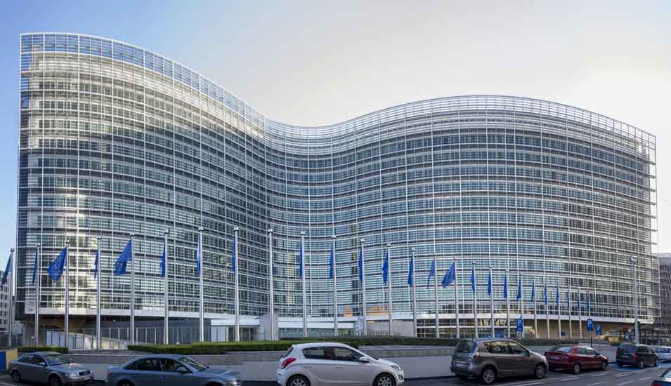 Das Foto zeigt das Gebäude der EU-Kommission in Brüssel.