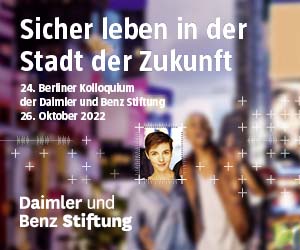 Dies ist eine Anzeige der Daimler und Benz Stiftung zum 24. Berliner Kolloquium.