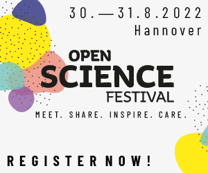Eine Werbung für das Open Science Festival der Uni Hannover.