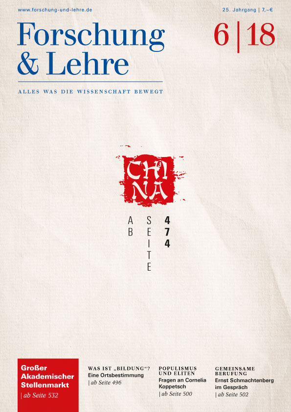 Cover Schwerpunkt-Heft China