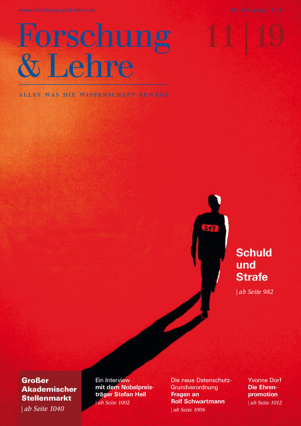 Titelbild der November-Ausgabe von Forschung & Lehre