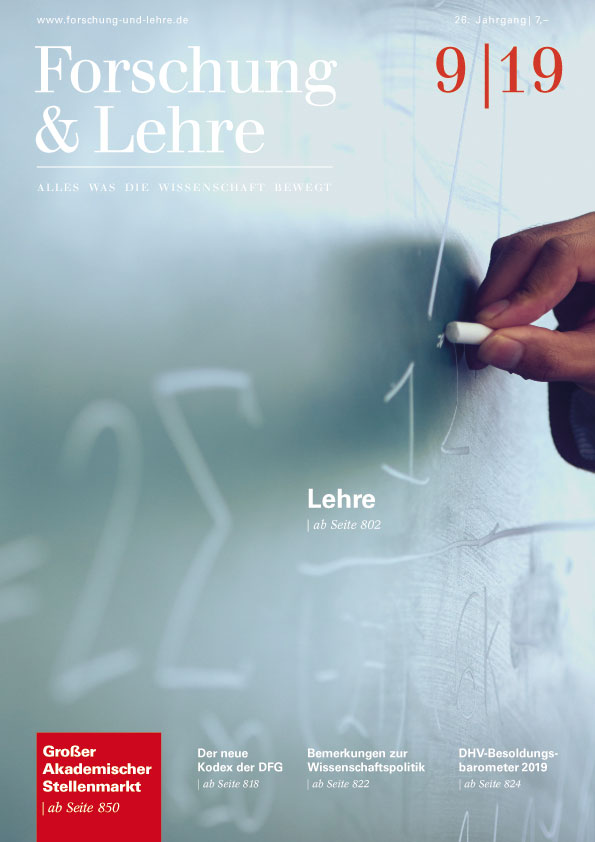 Titelbild der September-Ausgabe von Forschung & Lehre