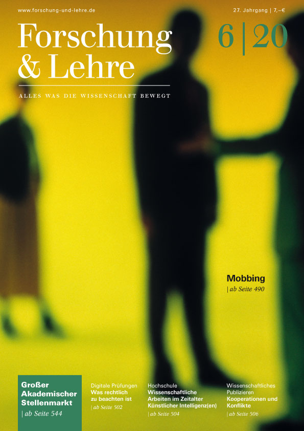 Titelbild der Juni-Ausgabe von Forschung & Lehre