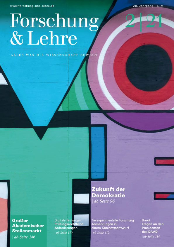 Titelbild der Februar-Ausgabe von "Forschung & Lehre"