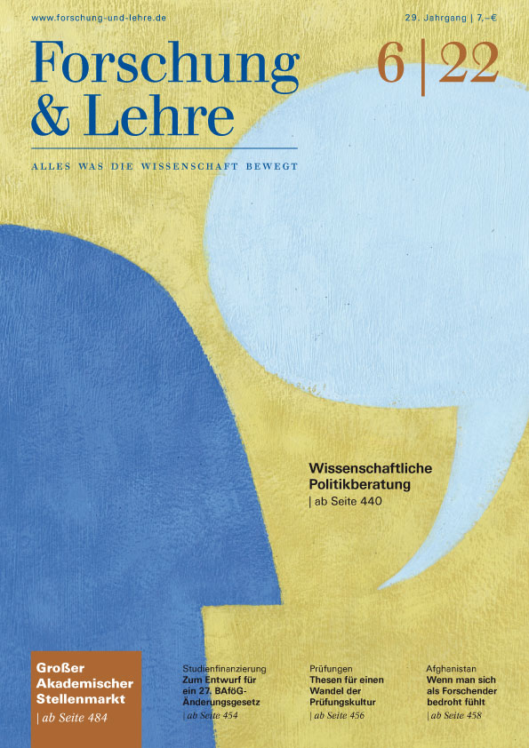 Titelbild der Juni-Ausgabe von "Forschung & Lehre"