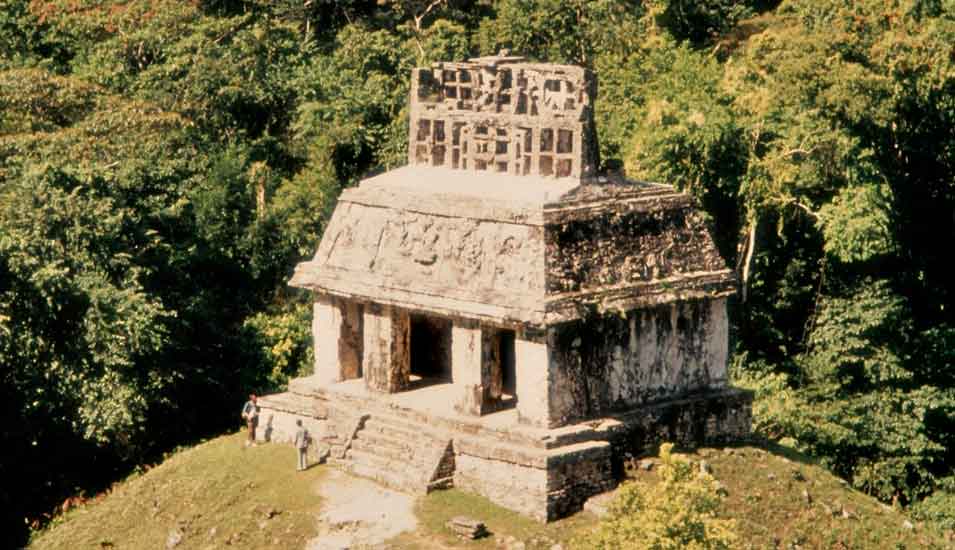 Sonnentempel in der einstigen Maya-Stadt Palenque