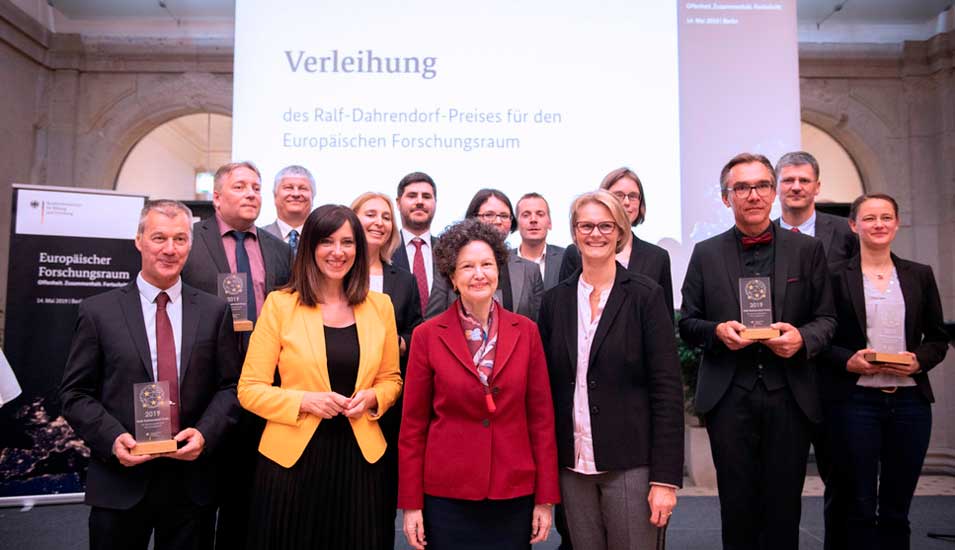 Die Preisverleihung des Ralf-Dahrendorf-Preises des Bundesministeriums für Bildung und Forschung.