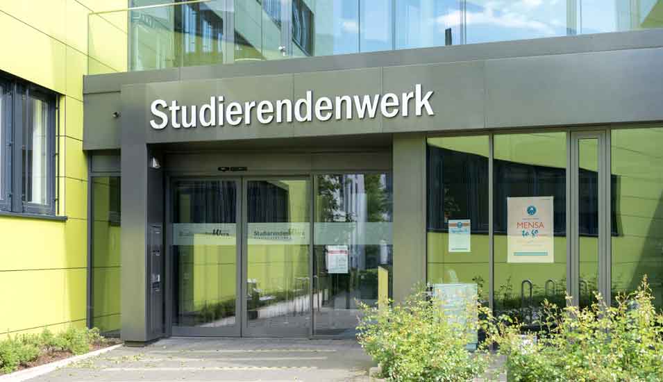 Gebäude des Studierendenwerk Bielefeld