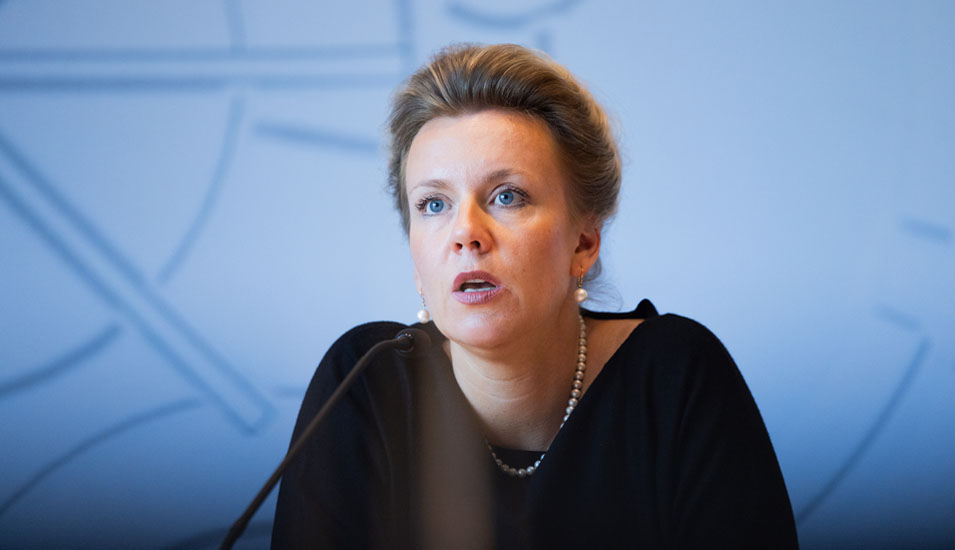 Eine Aufnahme von Ina Brandes (CDU), Kultur- und Wissenschaftsministerin von Nordrhein-Westfalen, 2023.