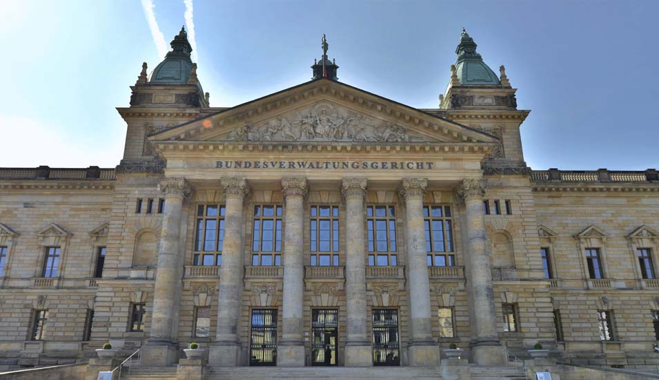 Das Bild zeigt das Gebäude des Bundesverwaltungsgerichts in Leipzig