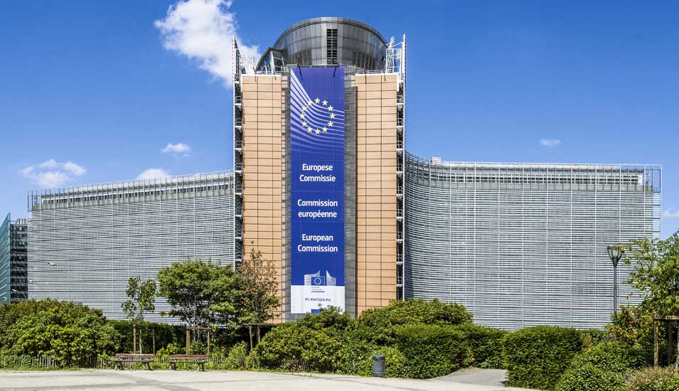 Gebäude der Europäischen Kommission in Brüssel.