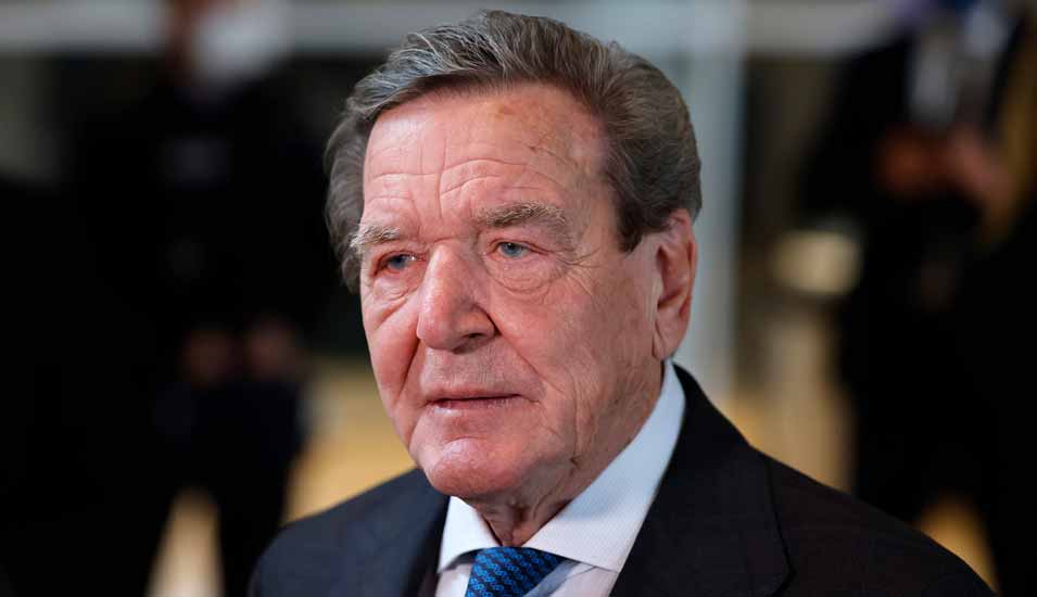 Gerhard Schröder im Dezember 2021