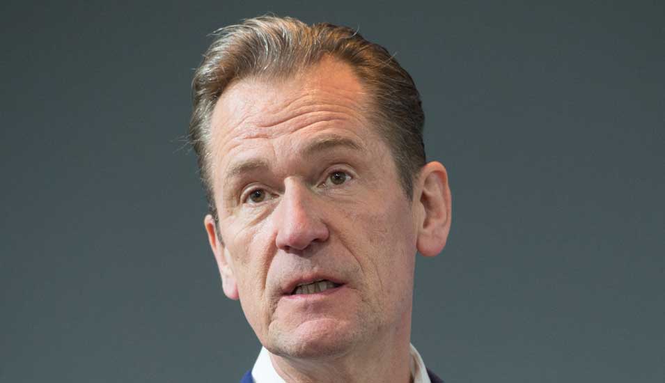 Das Foto zeigt ein Porträt des Vorstandsvorsitzender des Springer Verlages, Mathias Döpfner.