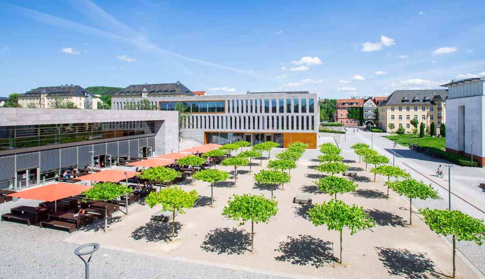 Außenansicht des Campus der Hochschule Fulda