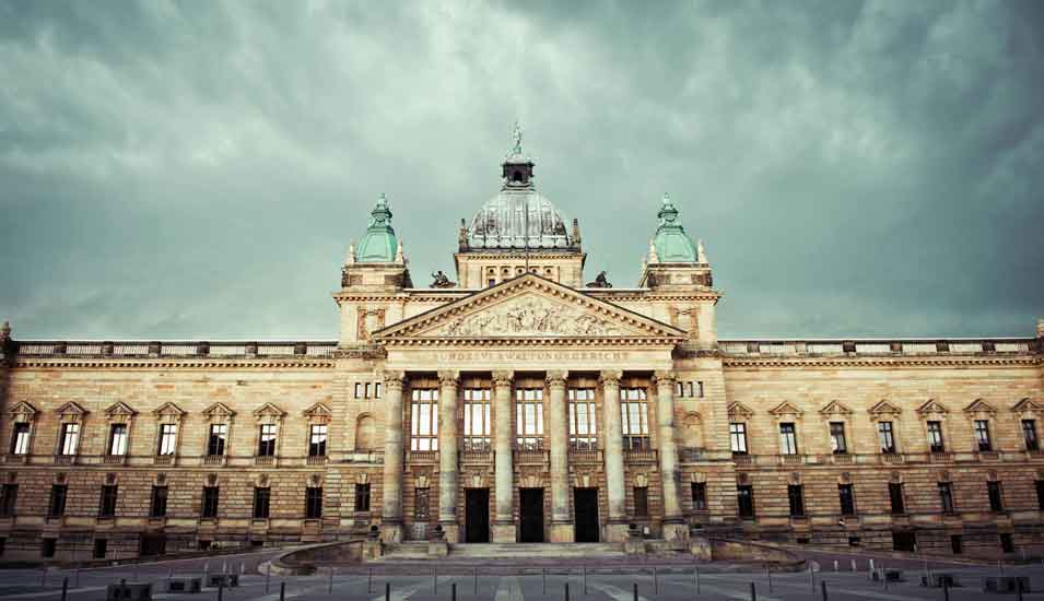 Das Foto zeigt das Bundesverwaltungsgericht in Leipzig