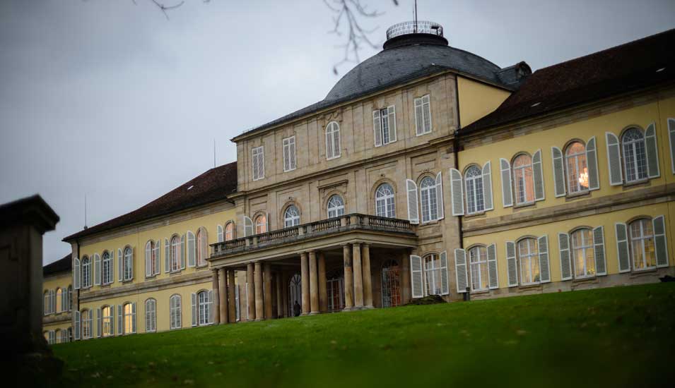 Schlossgebäude der Universität Hohenheim