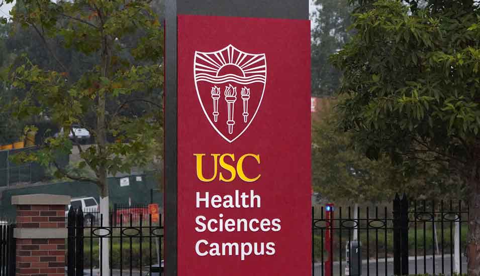 Schild des Health Science Campus der University of Southern California (USC)