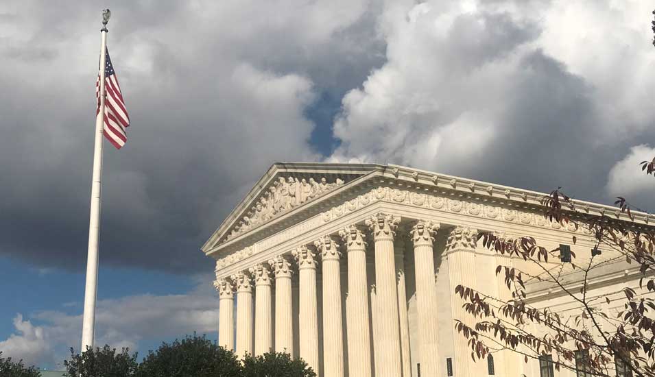 Der Oberste Gerichtshof der Vereinigten Staaten von Amerika, das Supreme Court.