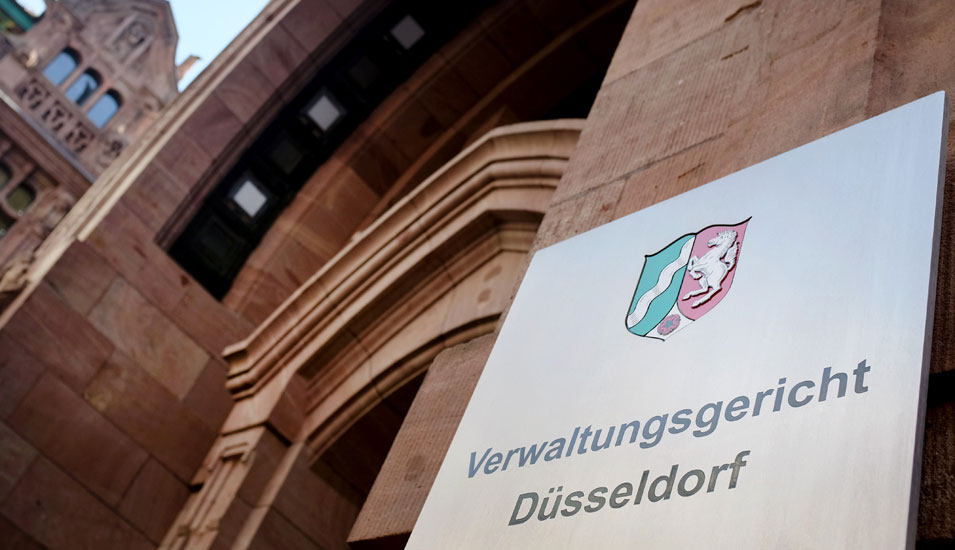 Klage eingereicht: Gebäude des Verwaltungsgerichts Düsseldorf.
