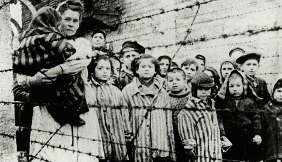 Gefangene im Konzentrationslager Auschwitz