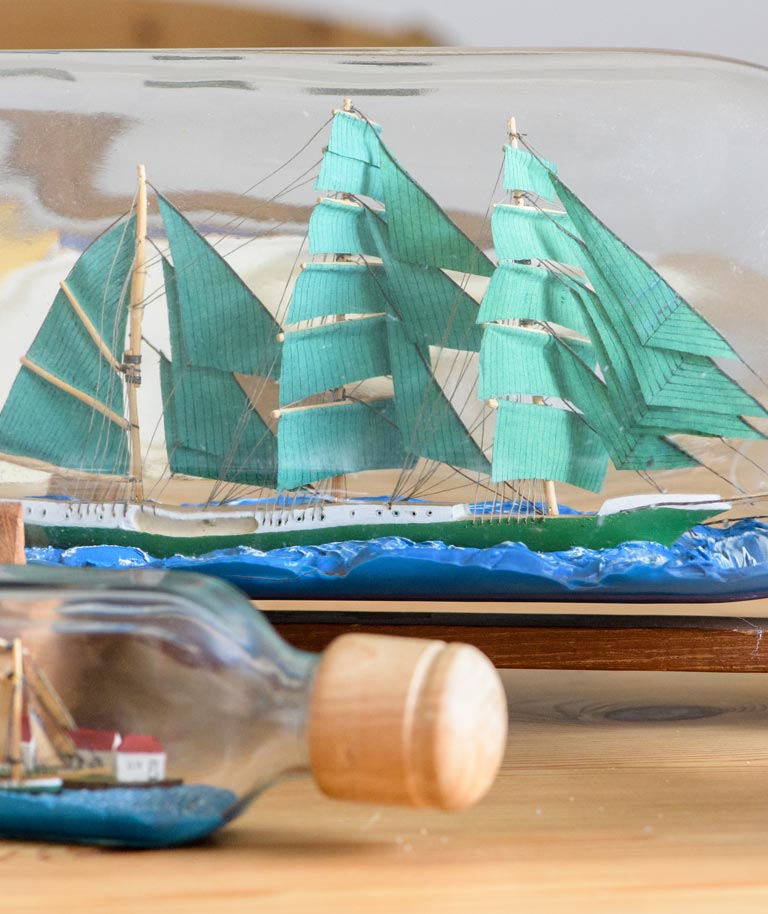 Modell des Segelschiffes "Alexander von Humboldt"