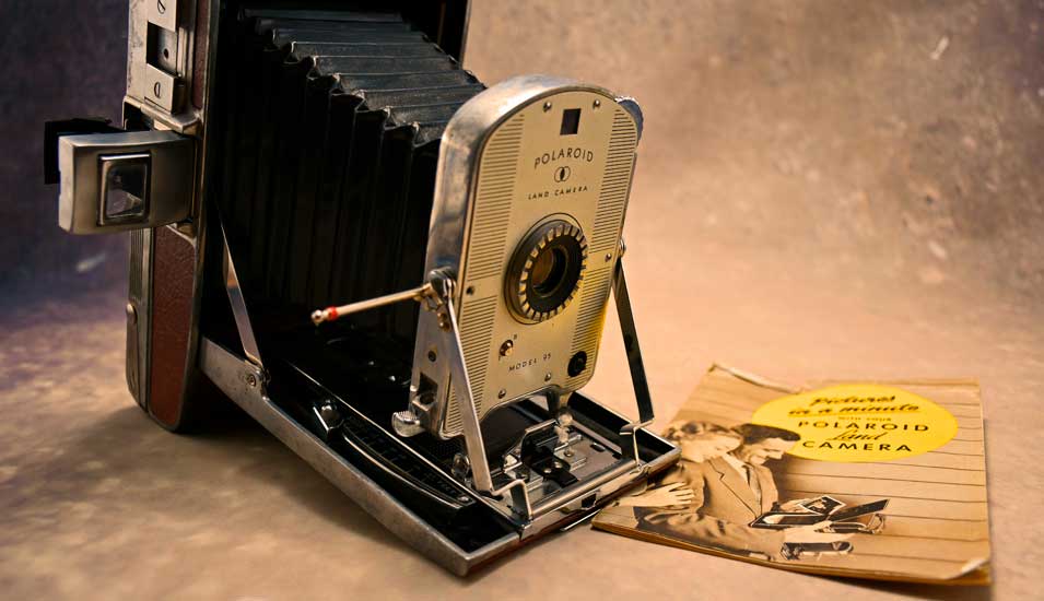 Aufnahme der Polaroid Land Camera Model 95